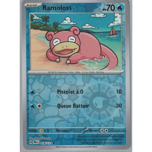 Carte Pokémon - Ramoloss - 018/131 - Reverse - Ev8,5 Evolutions Prismatiques