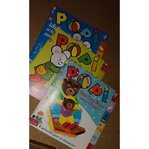 Lot De 3 Magazines Popi
