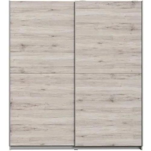 Finlandek Armoire De Chambre Ulos Style Contemporain Décor Chene Cendré Clair - L 170,3 Cm