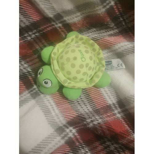 Doudou Tortue Verte 2 Tons Pois Beige Chicco Vintage