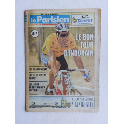 Journal Le Parisien Du 28 Juillet 1991