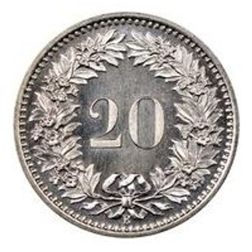 Pièce 20 Rappen Suisse - 1944
