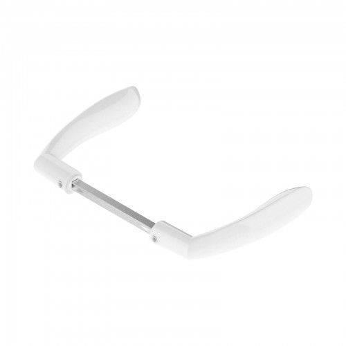 Poignée Double - Pour Portail De 60 À 90 Mm - Alu - Blanc - Marinéa Tirard