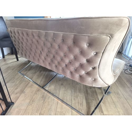 2 Banquettes Salon/Salle À Manger En Velours