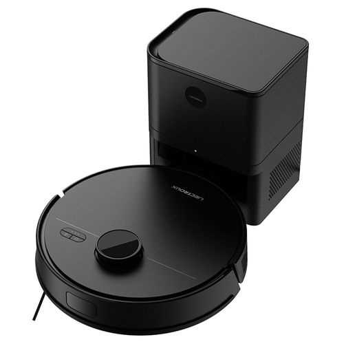 Aspirateur robot Liectroux M70 Pro Lidar avec bac à poussière à vidage automatique, stockage de cartes sur plusieurs étages, aspiration puissante de 6500 Pa, batterie de 3200 mAh