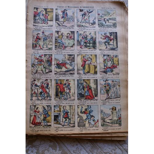 Image Epinal Finesse Et Mesaventures De Gribouille N° 1215