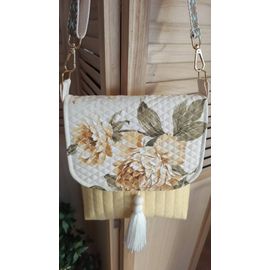 Sac à bandoulière d'été bohème avec pochette assortie