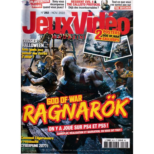Jeux Video Magazine - N°262 - Novembre 2022 - God Of War Ragnarök