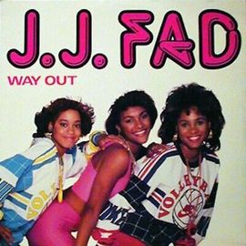 Maxi 45 Tours Vinyl J.J. Fad- Way Out Hip Hop Electro 1988 0-96616 Vinyl 12''