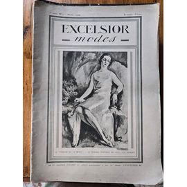 Excelsior Modes N°1 Octobre 1929