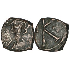 Byzance - Demi Follis - Constantin Iv - Grand K, M Croisette - 5.09 G. - Rare - Bc.1181 - 24-354