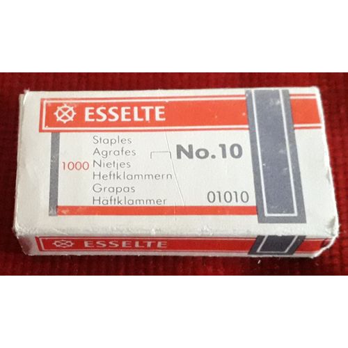 Agrafes Esselte N°10 Galvanisées