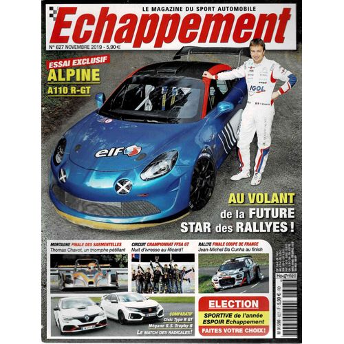 Echappement N°627 Nov 2019 : Alpine A 110