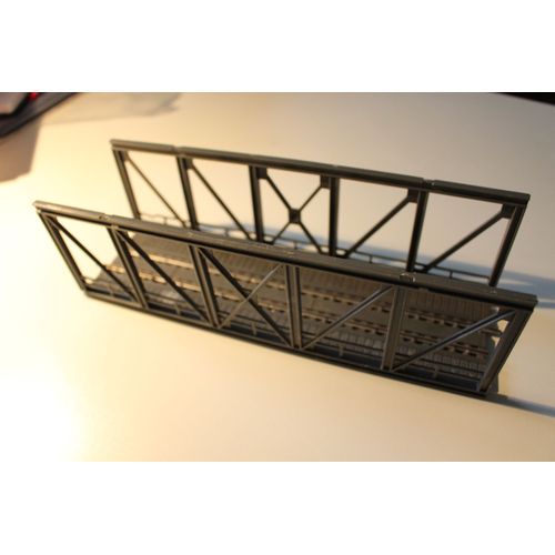 Pont Jouef Gris Avec Rails-Jouef