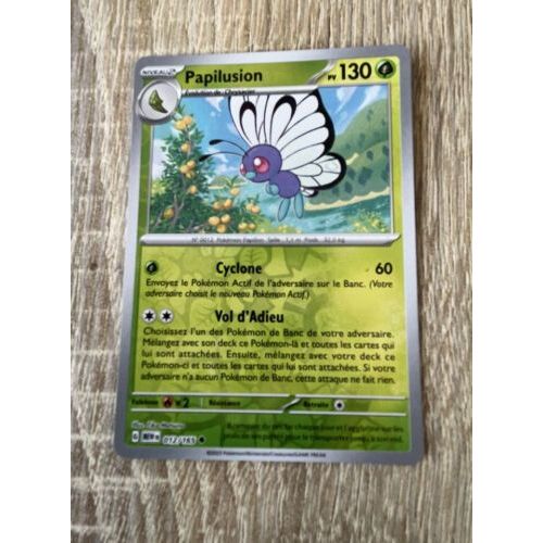 Pokemon Papilusion 012 / 165 Reverse