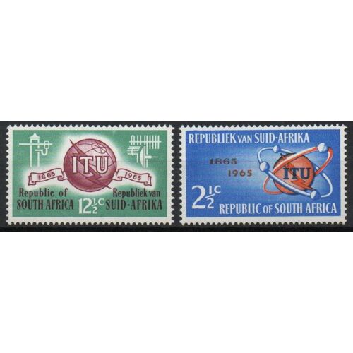 Afrique Du Sud Timbres Union Internationale Des Télécommunications 1965