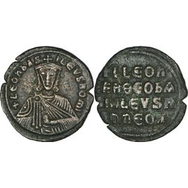 Byzance - Follis - Leon Vi Le Sage - 886 Ad - Constantinople - Légende Sur 4 Lignes - 6.71 G. - Bc-1729 - 24-346