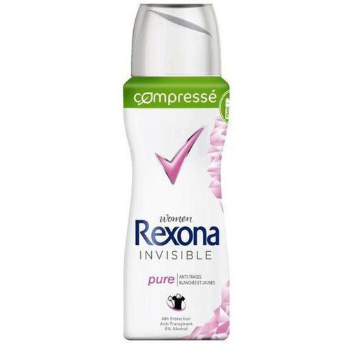 Pack De 3 - Rexona Déodorant Femme Spray Antibactérien Invisible Pure 100ml 