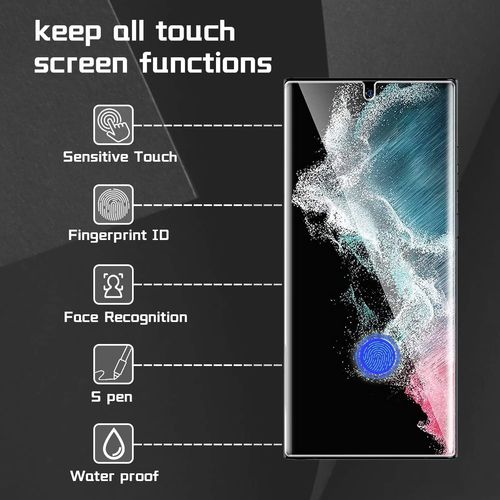 Protection Écran Pour Samsung Galaxy S21 Plus 5g (6.7""), 3 Pièces Film Hydrogel Transparent Hd Souple En Tpu Film De Protection D'écran Anti-Traces De Doigts