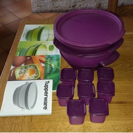Tupperware Microgourmet Cuiseur Vapeur Pour Micro-Ondes - Plastique Sans Bpa