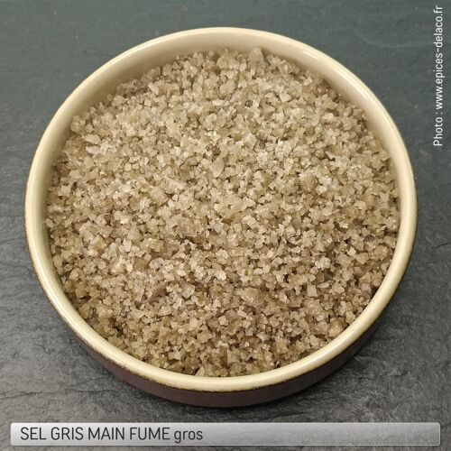 Sel Gris Marin Fume Gros - Assaisonnement - 500g - L