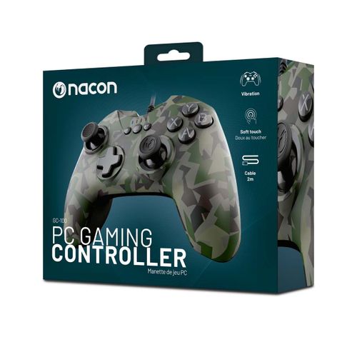 Manette De Jeu Pc Filaire Nacon Gc-100 Forest Camo.
