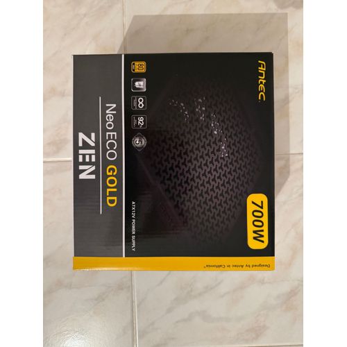 [OCCASION] Alimentation : Antec Neo Eco Gold Zen 700W (80+ Gold, fiable et silencieuse)