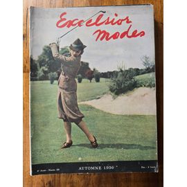 Excelsior Modes N° 29 Automne 1936