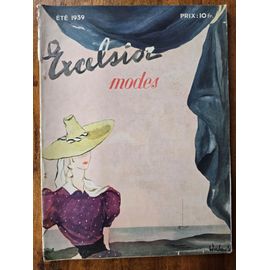 Excelsior Modes N° 40 Été 1939