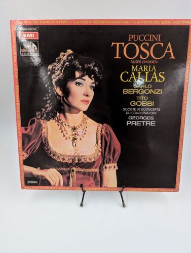 Vinyle 33 Tours Puccini Tosca, Maria Callas, Carlo Bergonzi, Tito Gobbi & Georges Pretre Avec Fourreau