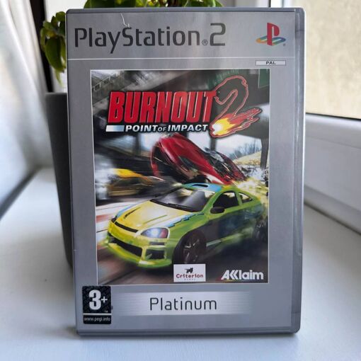 Jeu PS2 Burnout 2 : Point Of Impact - Version Française Sans Notice, Très Bon état (TBE)