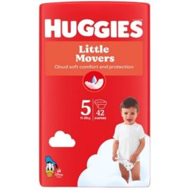 Couches Bébés Little Movers Donald Disney 11-25 Kg Taille 5 Huggies X42