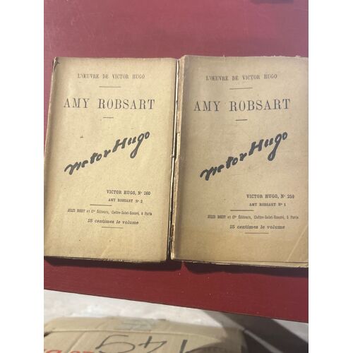 Amy Robsart N°1 Et 2 - Victor Hugo.