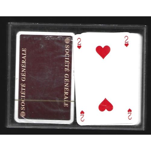 2 Jeux De 54 Cartes Pub Socièté Général
