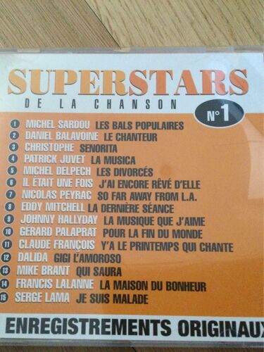 Cd Superstars De La Chanson