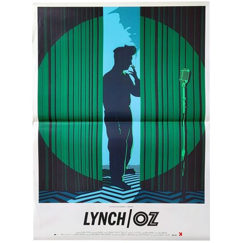 Lynch / Oz - Véritable Affiche De Cinéma Pliée - Format 40x60 Cm - De Alexandre O. Philippe Avec David Lynch, Judy Garland, Jay Leno, Jack Paar - Documentaire - 2023