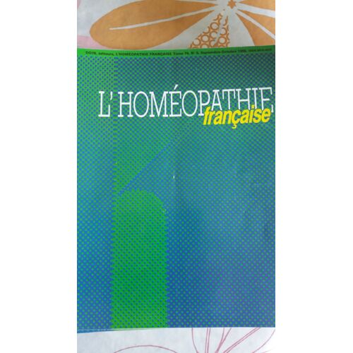 Revue Homeopathie Francaise .Sept Oct 1986