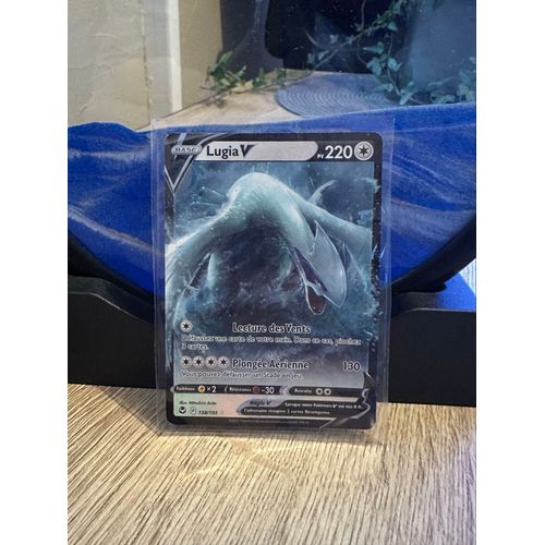 Carte Pokémon Lugia V 138/195 Eb12 Epée & Bouclier Tempête Argentée Fr