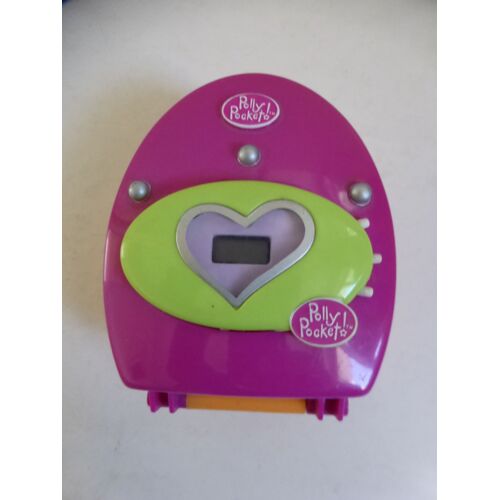 Polly Pocket Trendy Tronics Clock Montre Horloge Plage Beach Volley Avec 2 Figurines