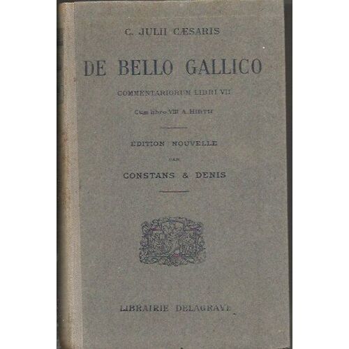 De Bello Gallico Commentarium Libri Vii. Cum Libro Viii A. Hirti