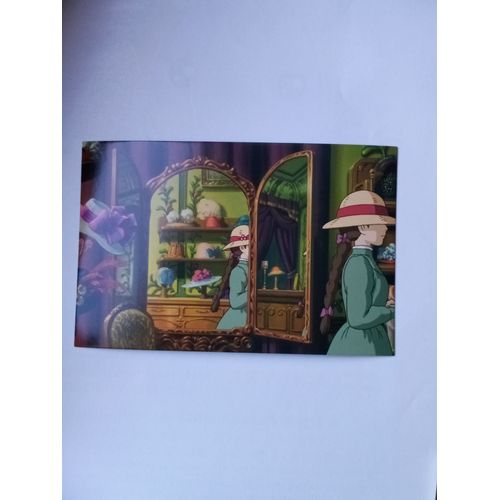 Carte Postale Le Château Ambulant 14 X 9,5cm Studio Ghibli Miyazaki Cinéma Animé