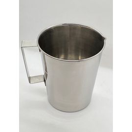 Pot Avec Anse Graduation Interne 1 Litres Inox Alimentaire
