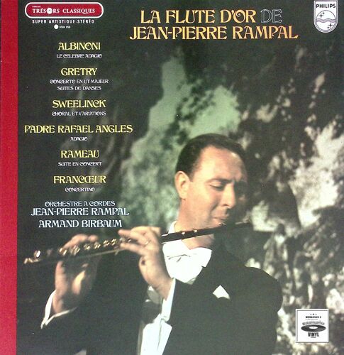 Jean-Pierre Rampal - La Flute D'or De Jean-Pierre Rampal - Albinoni - Gretry - Sweelinck - Padre Rafael Angles - Rameau - Francoeur - Birbaum