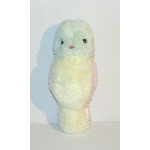 Peluche Oiseau Perruche Rose Jaune Vert Boulgom