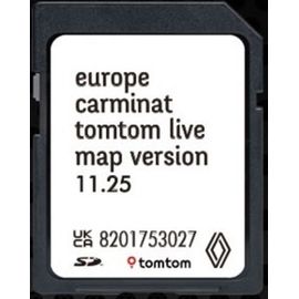 Carte SD Navigation GPS Europe 2024 - 11.25 - Compatible avec Renault TomTom Live