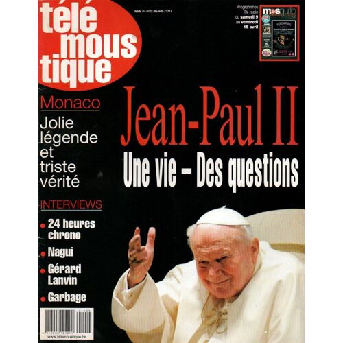 Tele Moustique 14 2006 Gerard Lanvin/Garbage/Benjamin Schoos