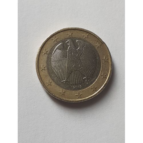 1 Euro Allemand 2002 Tirage D, Bon État.