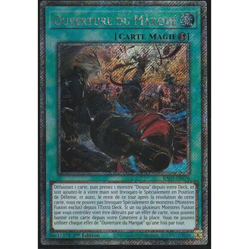 Carte Yu-Gi-Oh - Ouverture Du Marqué - Ra03-Fr070 - Platinium Rare
