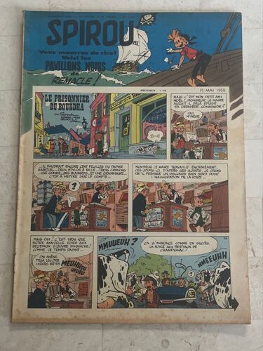 Spirou Hebdo N°1.048 - 21e Année - 1958 - Vous Mourrez De Rire ! Voici Les Pavillons Noirs De Remacle ! - 