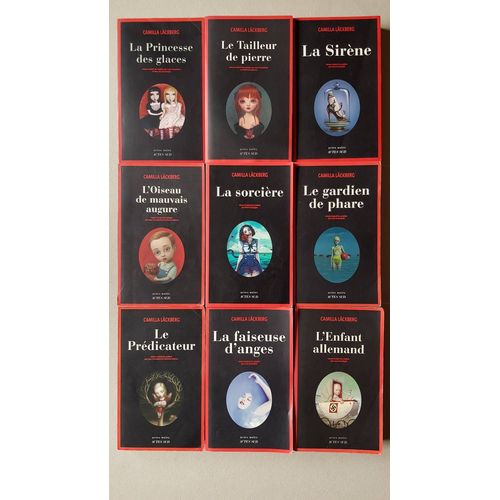 Camilla Lackberg - Lot De 9 Livres